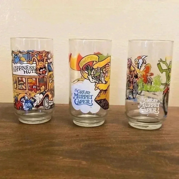 1981 McDonald Muppet Caper Glasses - Picture 1 of 6